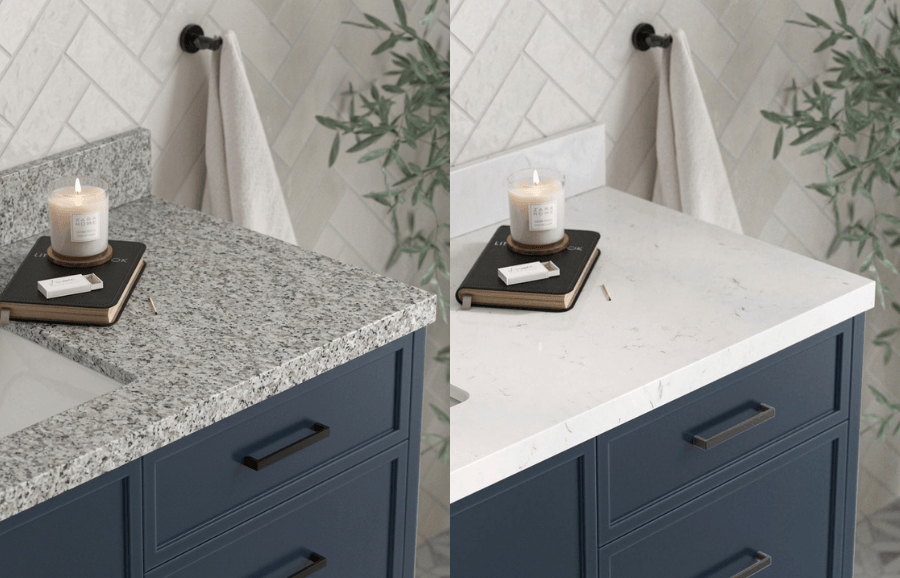 Quartz vs Granite Countertops: Which Is Better for a Bathroom?