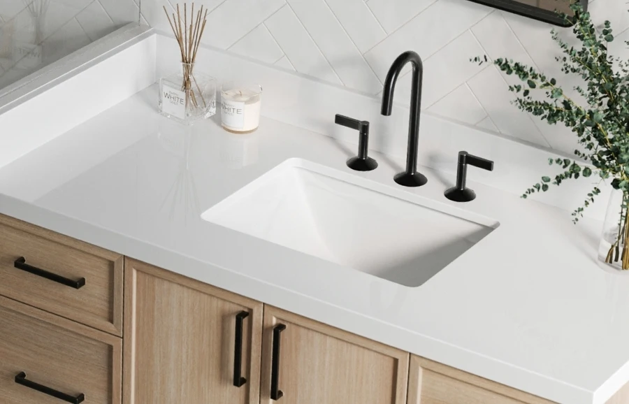 Budget Bathroom Countertops: Why Small Tops Cost Less