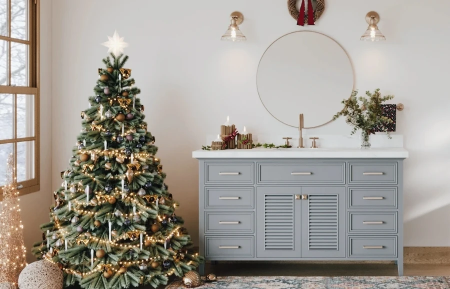 Christmas Bathroom Decor Ideas for 2026 (Small & Budget)