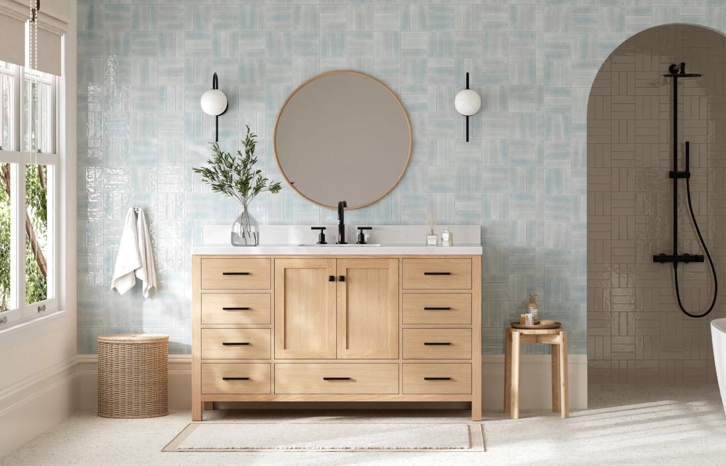 Light Oak or Brown Oak? Choosing an Oak Vanity Finish