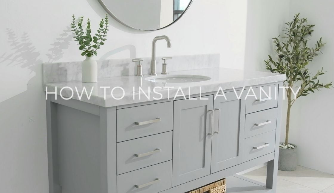 How To Install A Bathroom Vanity