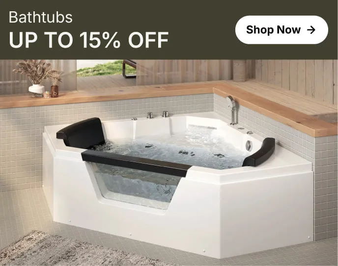 ARIEL Bathtub Sale Up to 15% OFF