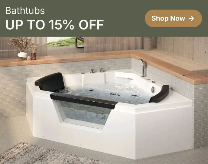 ARIEL Bathtub Sale Up to 15% OFF