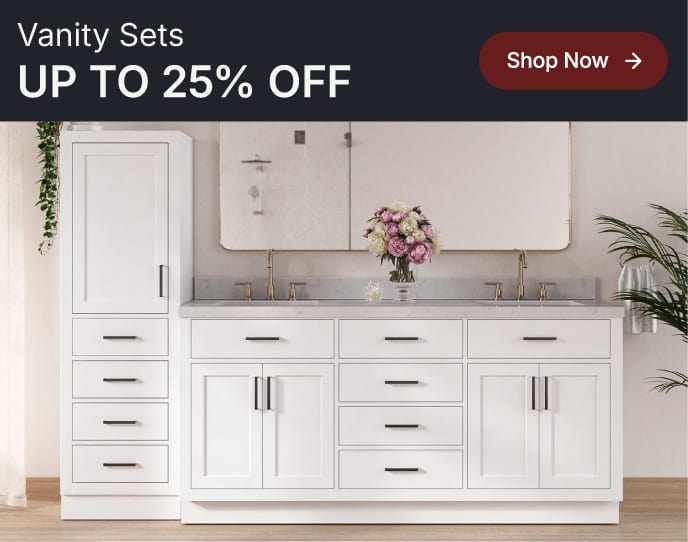 Fourth of July Vanity with Linen Tower Sales ARIEL Bath