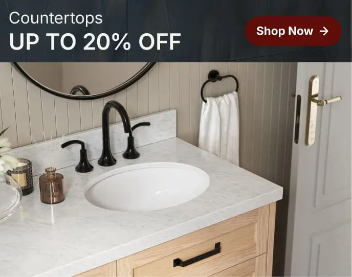 ARIEL Bath Countertop Sale up to 20% off
