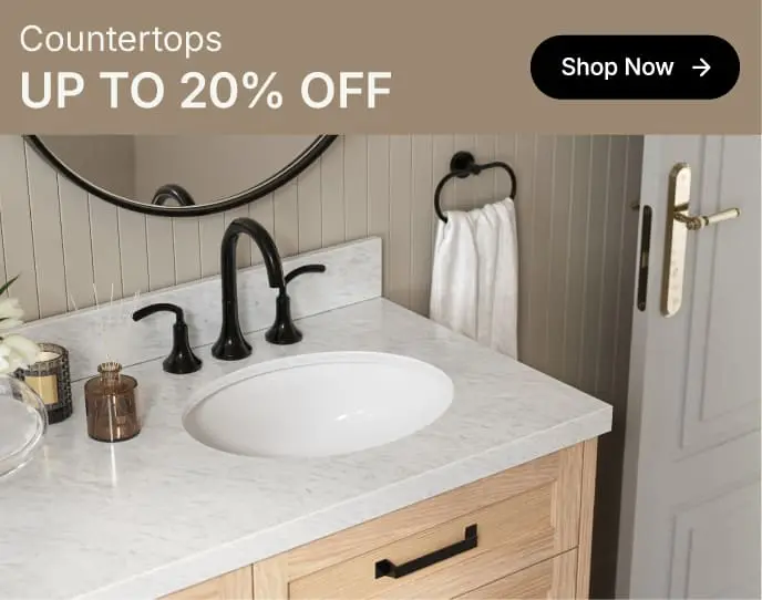 ARIEL Bath Countertop Sale up to 20% off