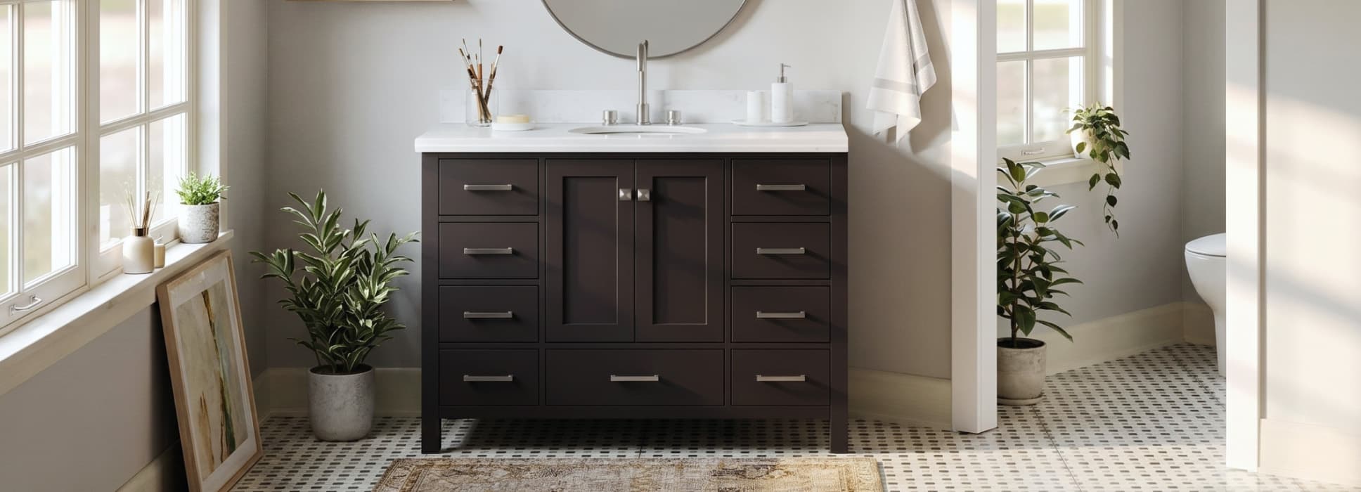 Espresso Vanities