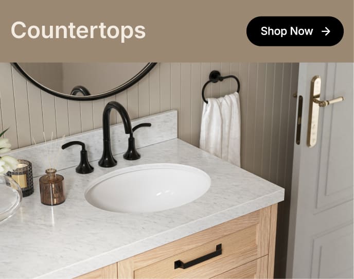 Quartz countertop from ARIEL Bath Quartz countertop from ARIEL Bath