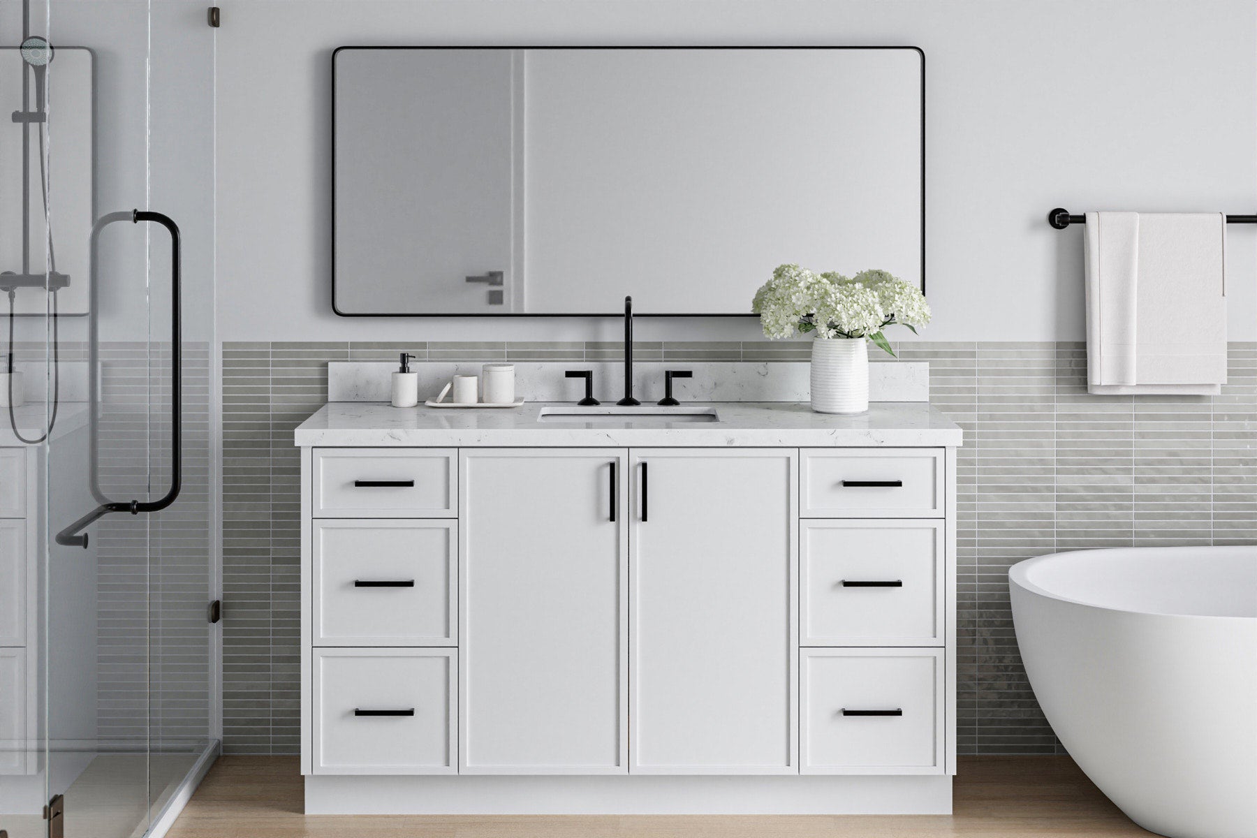 Thin white bathroom cabinet discount