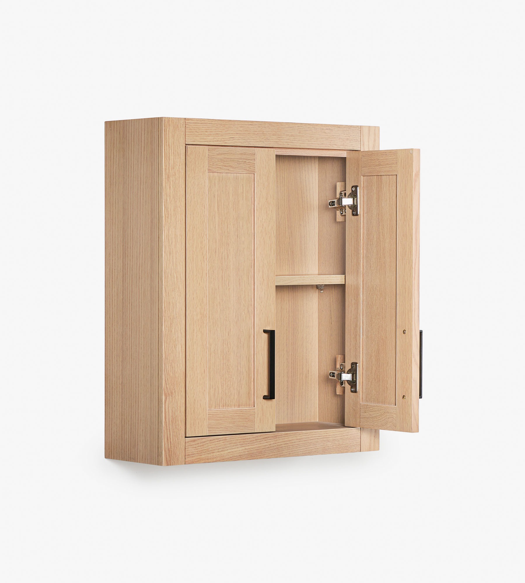 Ariel Hepburn 21x26 in. Wall Cabinet with Doors – Oak